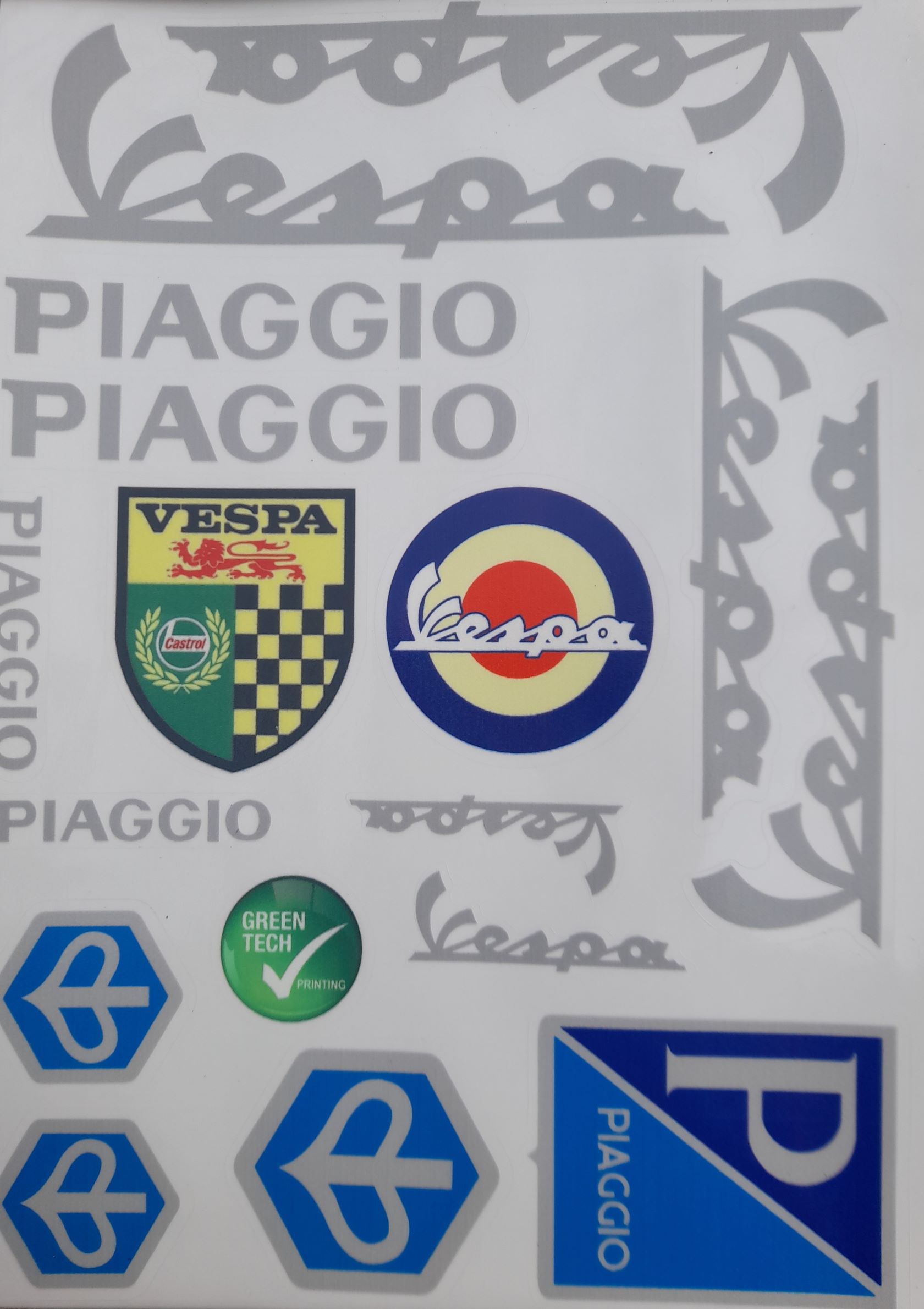 Лепенки - стикери Piaggio / Vespa