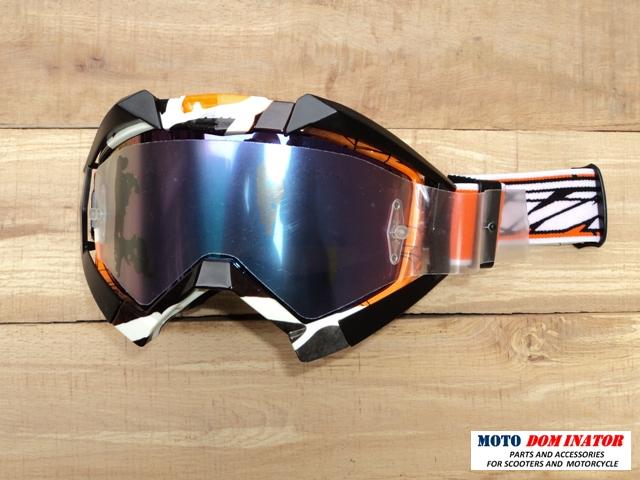 Кросови очила KTM  Black - White - Orange