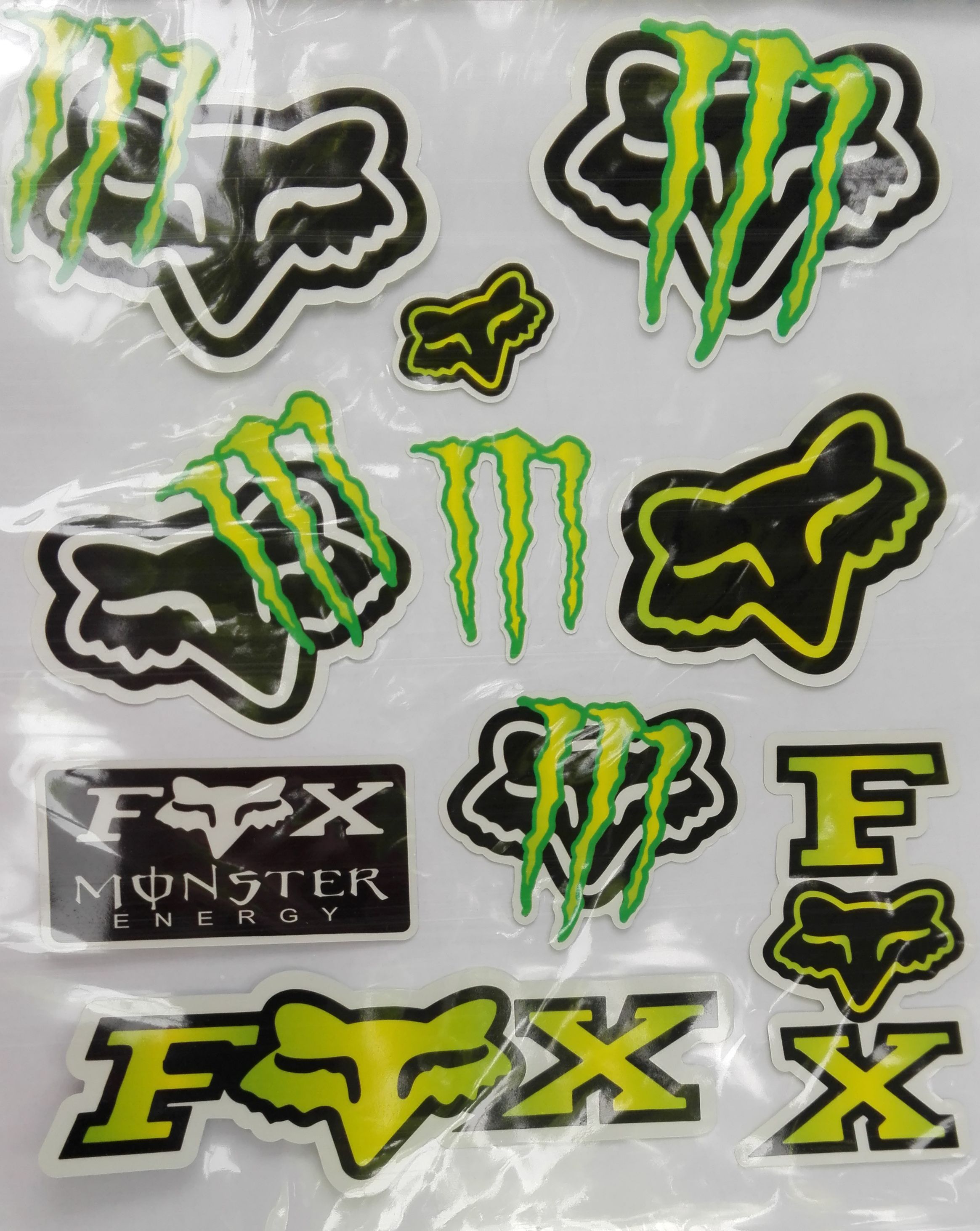 Лепенки - стикери Energy Monster + Fox