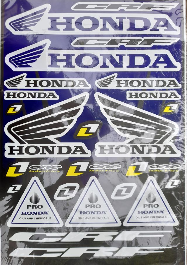 Лепенки - стикери Honda CRF - Blue