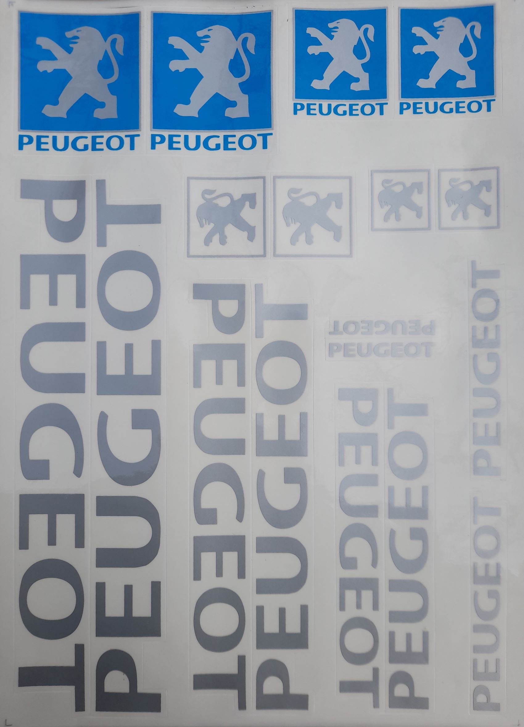 Лепенки - стикери Peugeot